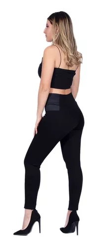 Leggins Moda Casual Vestir Mujer Tiro Alto Stresh Bradvicash