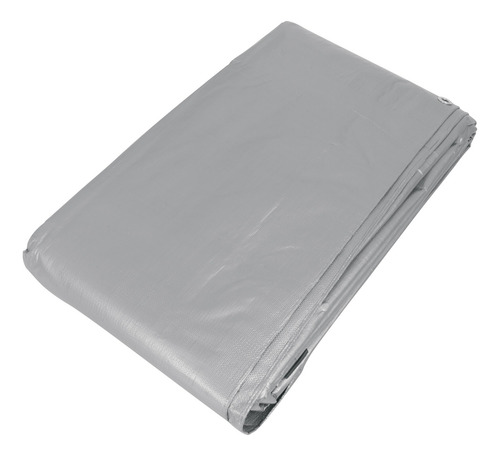 Lona Reforzada Gris 5 X 7m Impermeable Multiusos 10776