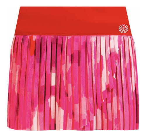 Falda Bidi Badu Lowey Tech Plissee - Red/rose