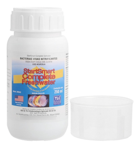 Bacteria P/peces Acuarios Startsmart Agua Dulce 250 Ml