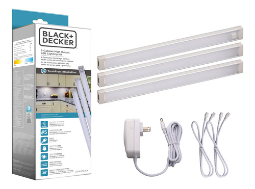 Kit Led Para Debajo Gabinete Sensor Movimiento Luz Regulabl