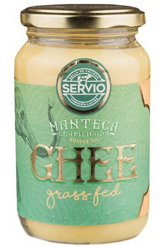 Manteca Clarificada Ghee Servio 300gr. Grass Fed X6 Frascos