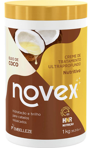  Creme de tratamento Novex Óleo de Coco 1kg