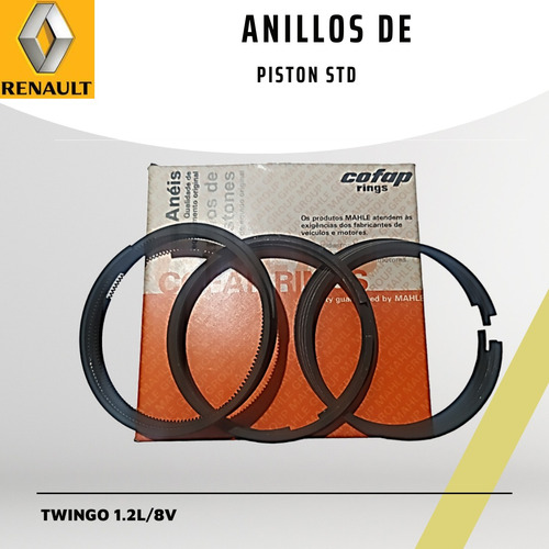 Anillos De Renault Twingo 1,2/8v  Std (69,00mm) D4f