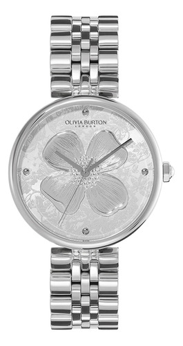 Relógio Olivia Burton Feminino Aço Prateado 24000091