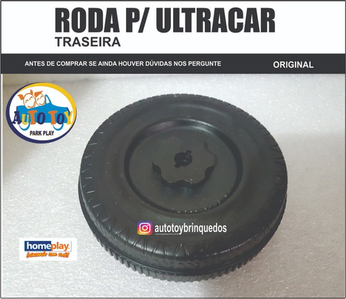 Imagem 2 de 6 de Multicar 640 / Ultracar 649 - Só A Roda Traseira Tração