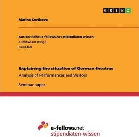 Libro Explaining The Situation Of German Theatres : Analy...