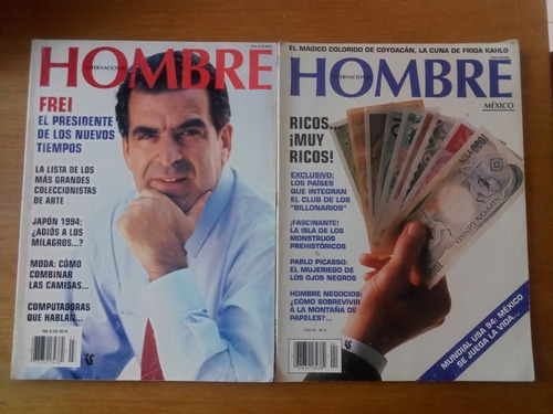 2 Revistas Hombre Internacional