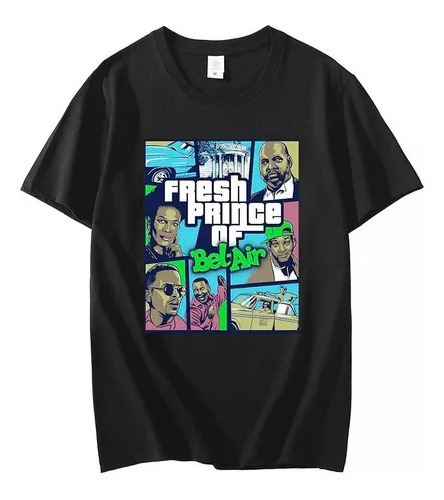 Remera Funny Fresh Prince Of Bel Air De Manga Unisex