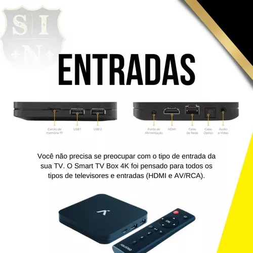 Tv Box Pronta Entrega Frete Grátis + Mini Teclado Brinde