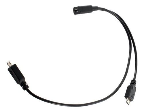 2 Cable Micro Usb, Cable De Extensión Divisor De A 2 ,