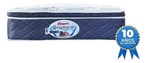 Colchón Individual Confort Graphene Ortopedico 1 Pillow Top