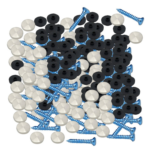 Tornillos De Espejo, Cubiertas Diámetro De La Tapa 20 Mm.