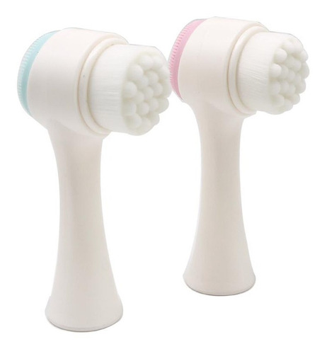 Imagen 4 de 4 de Cepillo De Limpieza Facial De Doble Cara Manual