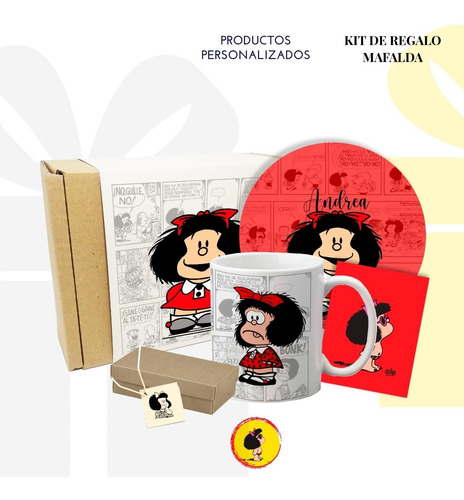 Mug Mafalda / Combo Mafalda / Mafalda Quino