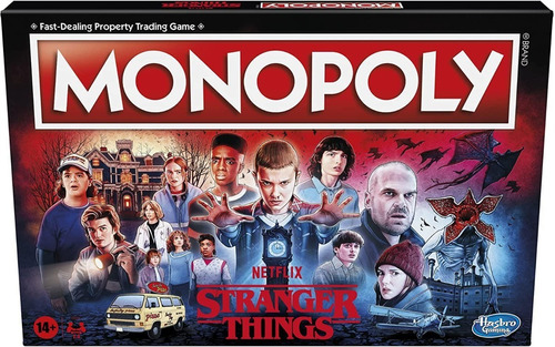 Jogo Monopoly Stranger Things Banco Imobiliário Netflix