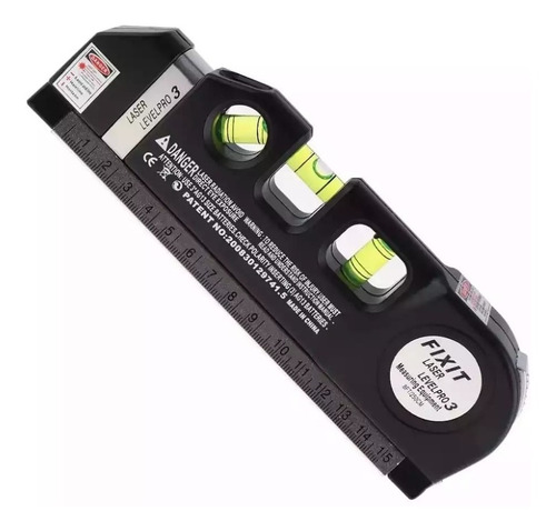 Trena Metro Nivel 3 Linhas Laser Regua Pro3 Profissional