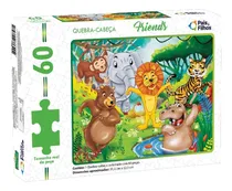 Comprar Quebra Cabeça Friends 60 Pçs Infantil Animais Floresta Leão