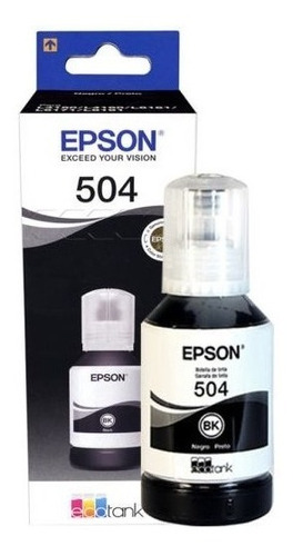 Tinta Epson 504 Impresora L4150/ L4160/ Negro 127 Ml