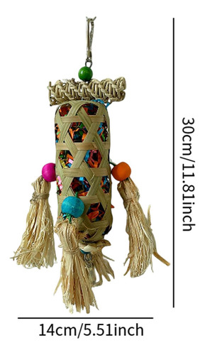 Juguete De Jaula Colgante Para Loros, Juguete Interactivo