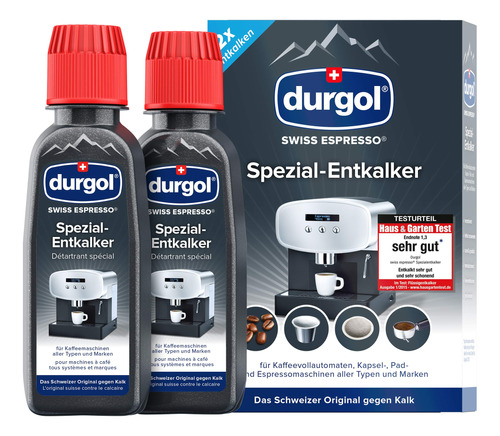 Durgol Espresso, Descalcificador Y Descalcificador Suizo Par