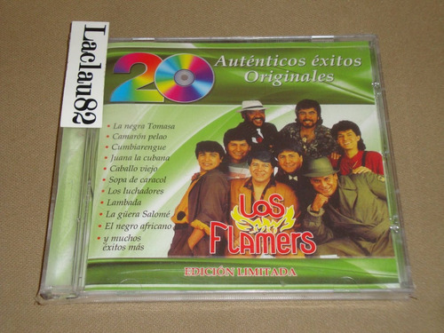 Los Flamers 20 Autenticos Exitos Originales 2013 Sony Cd
