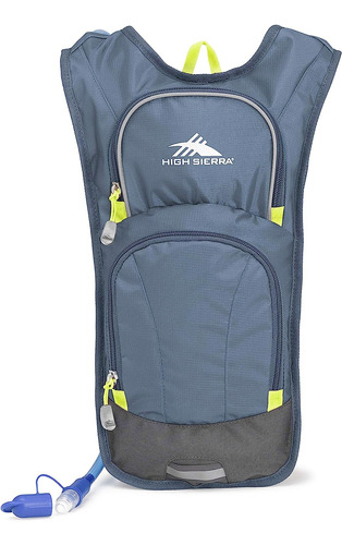 Mochila Senderismo Hidratacion Azul Ligera Ergonomica 4l