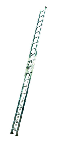 Escalera Extensible Aluminio 28 Peldaños 4,36/7,72 Mt 150 Kg