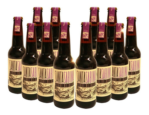 12 Pack Cerveza Santa Sabina Stout 355 Ml