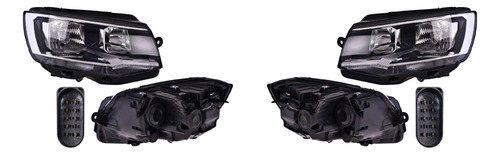 (par) Faros Elec C/motor P/foco H7 Vw Transporter 2020 Depo