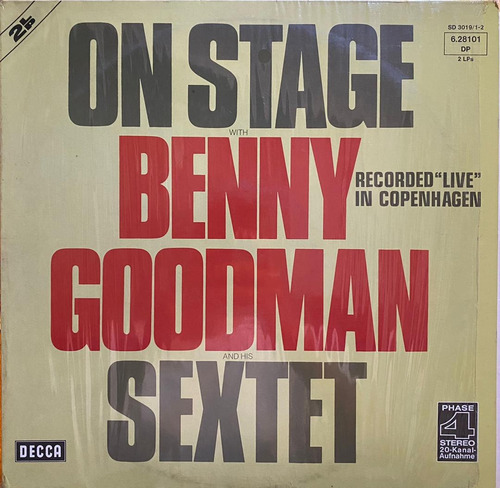 Disco Doble Lp - Benny Goodman Sextet /  Live  In Copenhagen