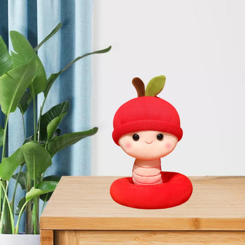 Year Of Snake Toy Cute Adorable Cartoon Birthday Red 18 Cm