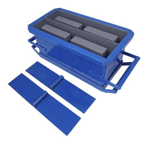 Forma Manual Dupla Para Bloco 10 09x19x39 Cimento Sem Fundo