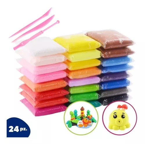 Foamy Moldeable, 24 Pz, Colores Surtidos