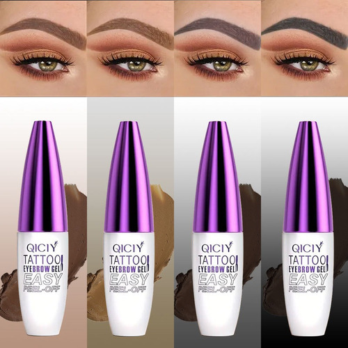 Pasta Para Cejas Impermeabl Duración Resistente Marrón Gris