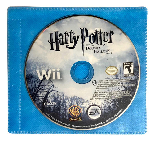 Harry Potter & The Deathly Hallows Part 1 Juego Nintendo Wii