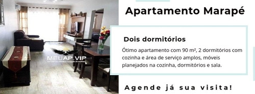 Imagem 1 de 15 de Apartamento Santos Venda Marapé - Apartamento 2 Dormitórios - Ma930 - 32661107