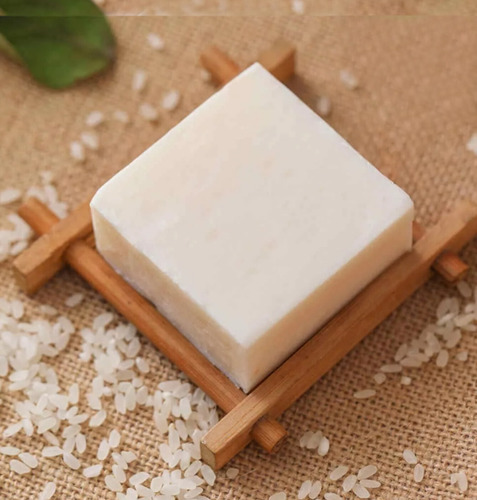 3 Jabon De Leche De Arroz Tailandés Aclara Y Suaviza La Piel
