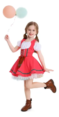 Disfraz De Oktoberfest Alemán Para Niñas, Vestidos Tiroleses