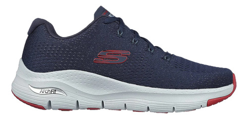 Zapatillas Skechers Running Hombre Arch Fit Takar Azul Cli