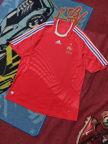 Camiseta Francia Suplente 2008 Adidas Eurocopa Henry (Usado)