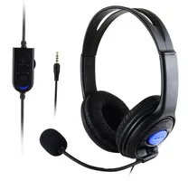 Comprar Audifonos Gamer Para Ps4 Con Microfono Estereo Color Negro