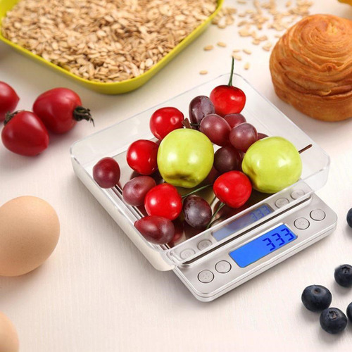 Báscula De Cocina De 3 Kg/0,1 G: Accue Para Cocinar Y Hornea