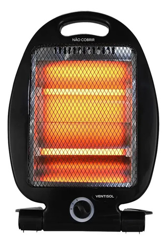 Aquecedor Elétrico Ventisol Quartzo Preto AQ02I-02 19859