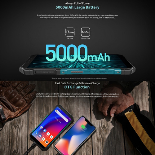 Ulefone Armor X9 Pro | Resistente Ram 4 Gb / Interna 64 Gb