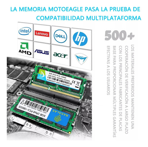 Memoria RAM Gamer 16Gb 2 x 8Gb 1600 Mhz DDR3 Sodimm PC3-12800S Laptops Duomeiqi SD