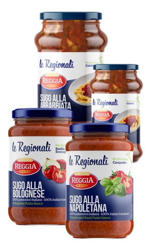 Pack Salsas Napolitana, Bolognesa , Arrabiata , Amatriciana