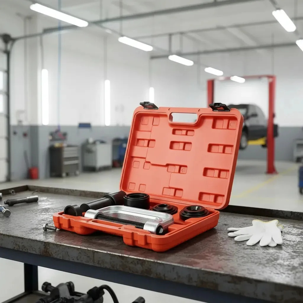 Kit De Prensa Para Rótulas Y Extractor De Baleros Con 11 Piezas Para 2wd Y 4x4 Herramientas Para El Montaje Y Desmontaje De Accesorios Para Vehículos Súper Resistente,Compatible Co