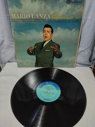 Vinilo Mario Lanza You Do Something To Me Rca Camden Eeuu