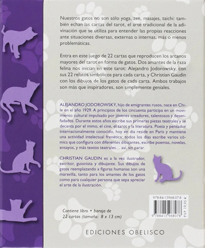 El Tarot De Los Gatos Libro Tarot + Cartas